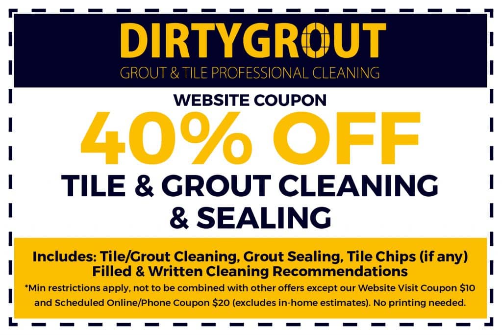 Save With Our Tile Cleaning Discount Coupons Dirty Grout