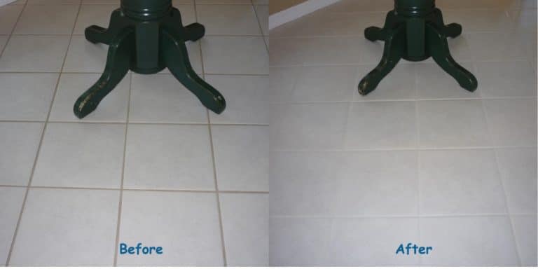 tile cleaning before and after