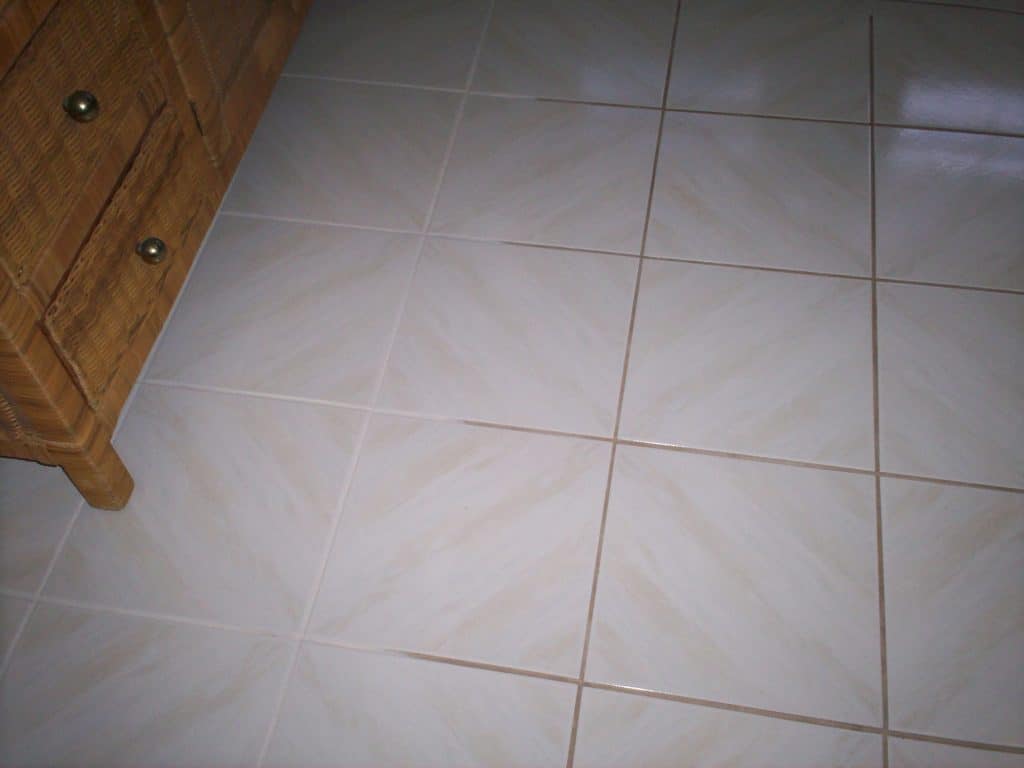 before and after tile cleaning