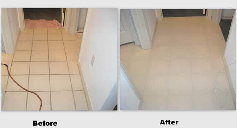 grout before and after
