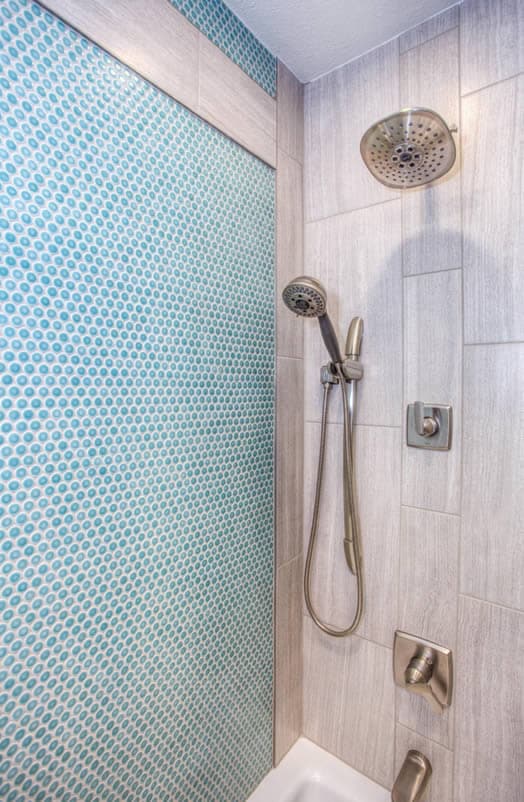 clean shower tiles