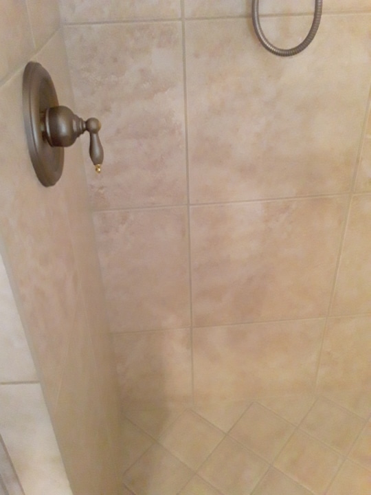 shower caulking